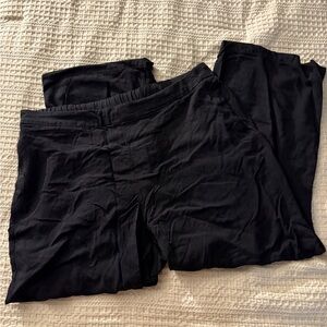 Old Navy High Waisted Wide Leg Black Playa Pant Women’s XL